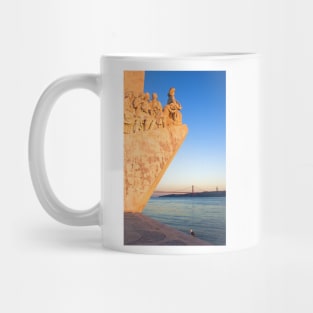 Lisbon . Monument to the Discoveries. Tejo river Mug